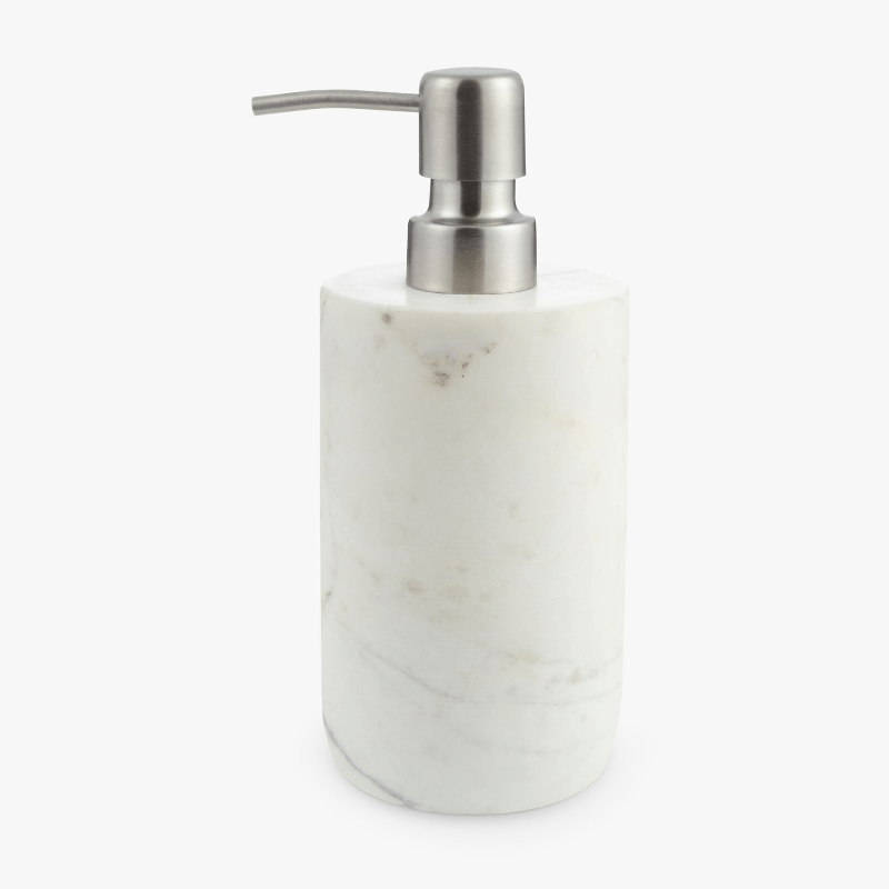 Linen House Soap Dispenser Linen House Marble Soap Dispenser White (6590247600217)