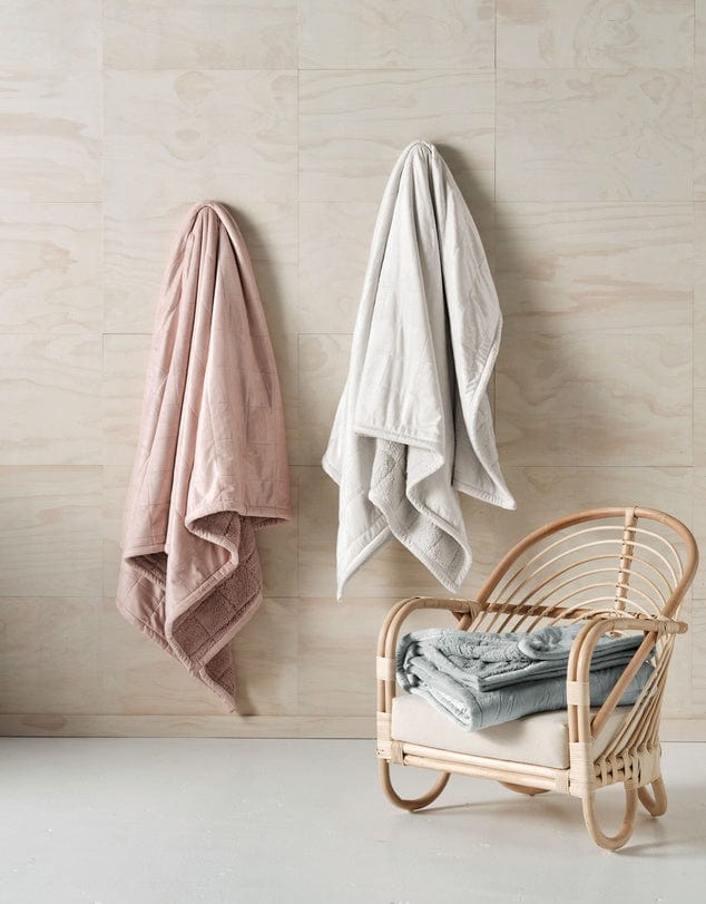 Linen House THROW Linen House Bray Throw 150x200 Silver (7059871531097)
