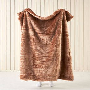 Linen House THROW Linen House Selma Brandy Throw 150x200 (7090938871897)