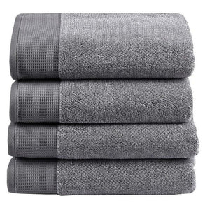 Linen House TOWEL Face Towel 33x33 Grey Marle Plush Linen House Plush Grey Marle Towel Collection (4738516385881)
