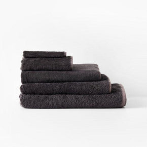 Linen House TOWEL Face Towel 33x33 Nara Charcoal Linen House Nara Charcoal Towel Collection (6547595231321)