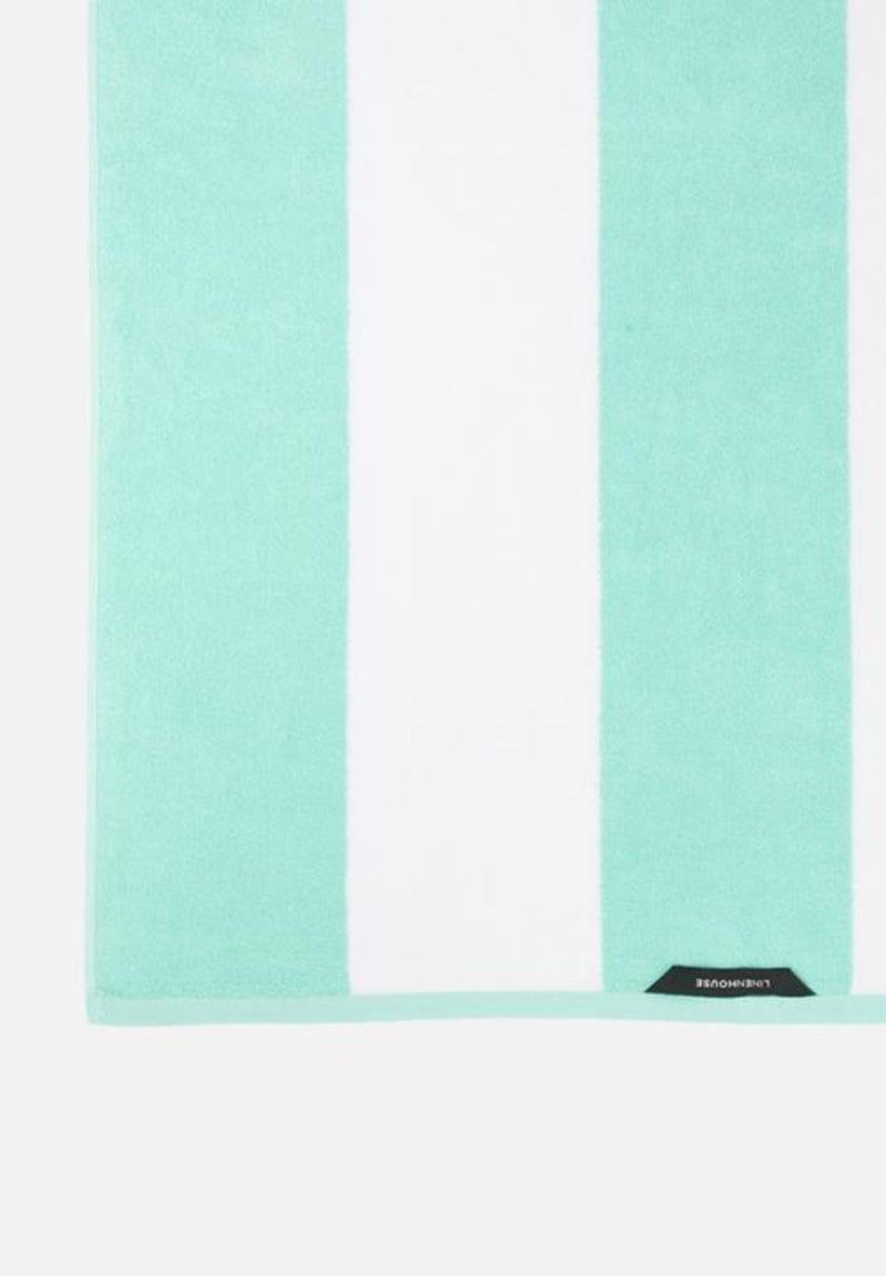 Linen House TOWEL Linen House  Beach Towel Aqua Cabana 80X160 (4779588124761)