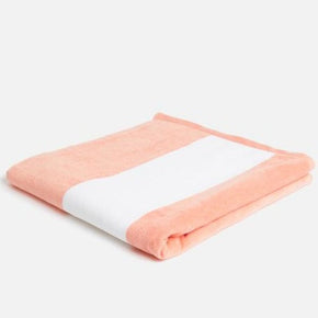 Linen House TOWEL Linen House  Beach Towel Peach Cabana 80X160 (4779589959769)