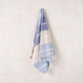 Linen House TOWEL Linen House Hammam Towel 100x180 Freshwater/Blue (4779996119129)