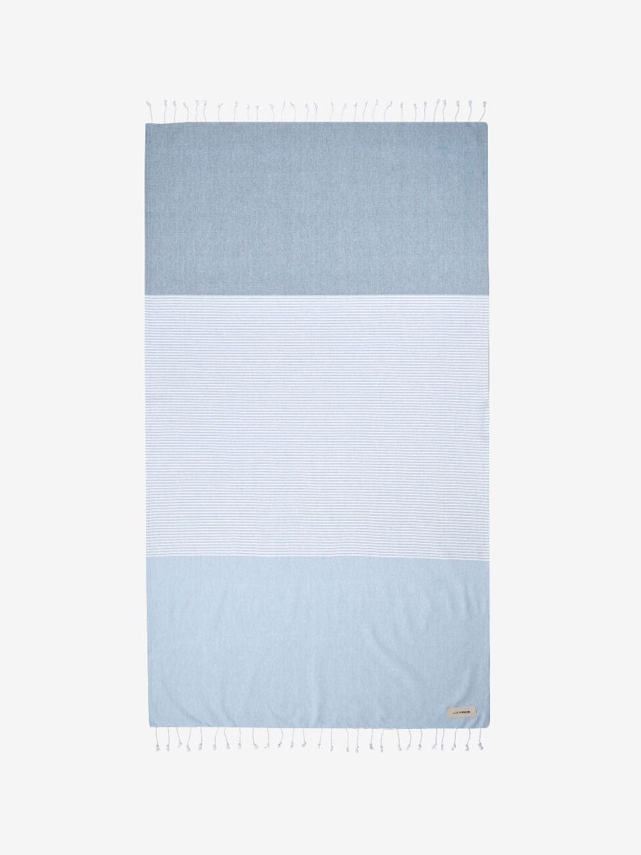 Linen House TOWEL Linen House Hammam Towel 100x180 Paradise Point Blue (7183659401305)