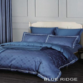 Linen Language Duvet Cover King Linen Language Luxury Duvet Set Blue Ridge 7 Piece (2061843365977)