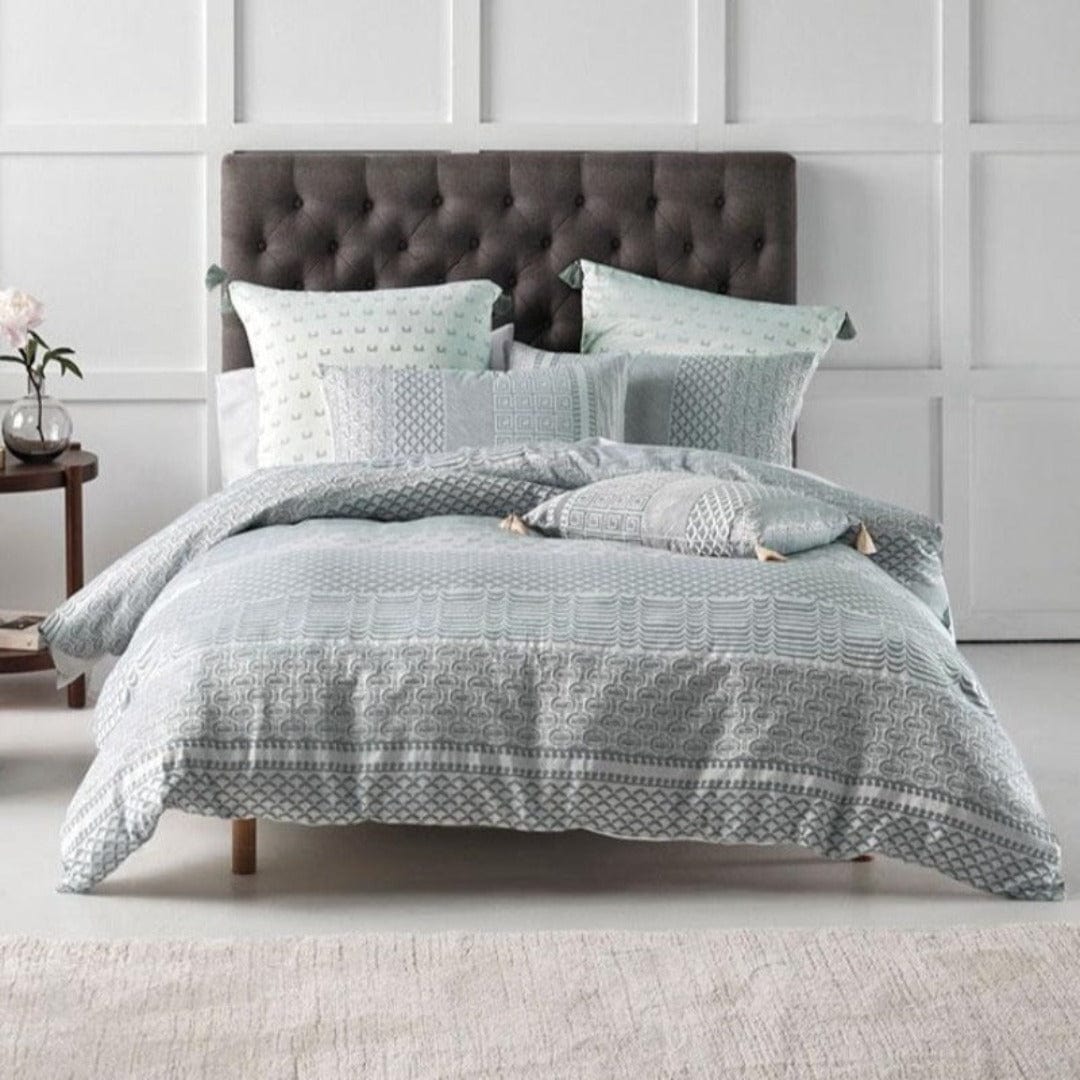 Linen Language Duvet Cover Linen House Petrol Cinzia Duvet Cover Set (2061814923353)
