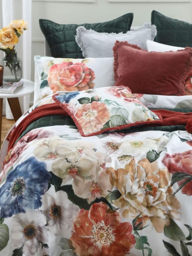 M.M Linen Duvet Cover M.M Linen Multi Blooming Duvet Cover Set (6889320611929)