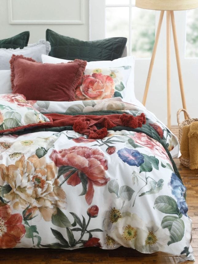 M.M Linen Duvet Cover M.M Linen Multi Blooming Duvet Cover Set (6889320611929)