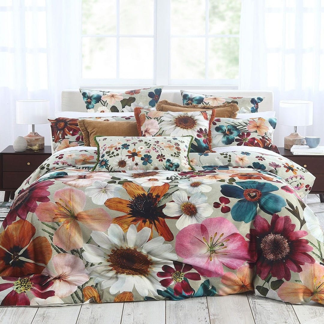 M.M Linen Duvet Cover M.M Linen Multi Flowerbed Duvet Cover Set (7162235158617)