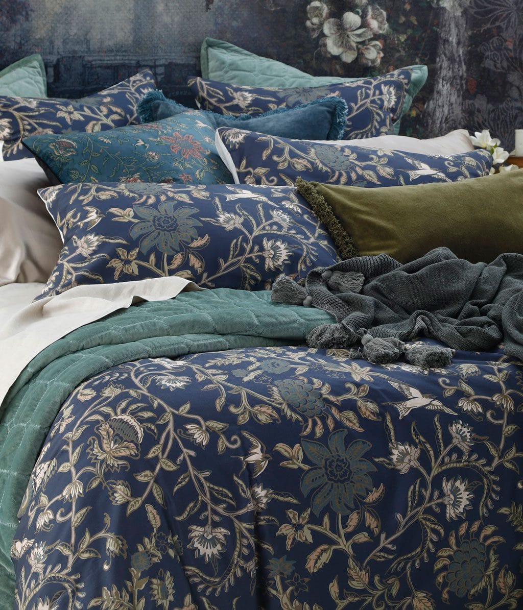 M.M Linen Duvet Cover M.M Linen Multi Ivy Duvet Cover Set (7162256752729)