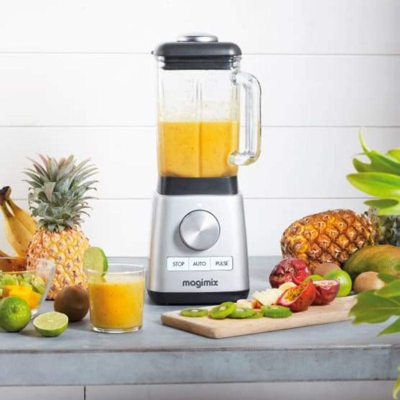 MAGIMIX blender Magimix Power Jug Blender, 1.8 Litre Chrome Matt 11630 (4382092853337)