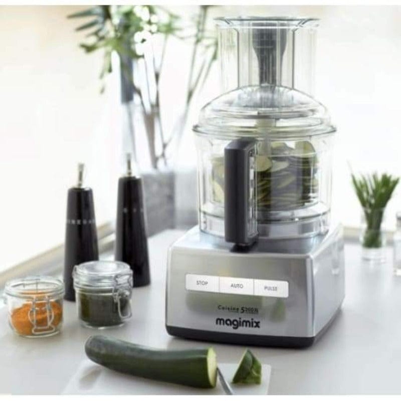 MAGIMIX Food Processor Magimix 1100W Compact Food Processor Satin Steel 5200XL (2061765083225)