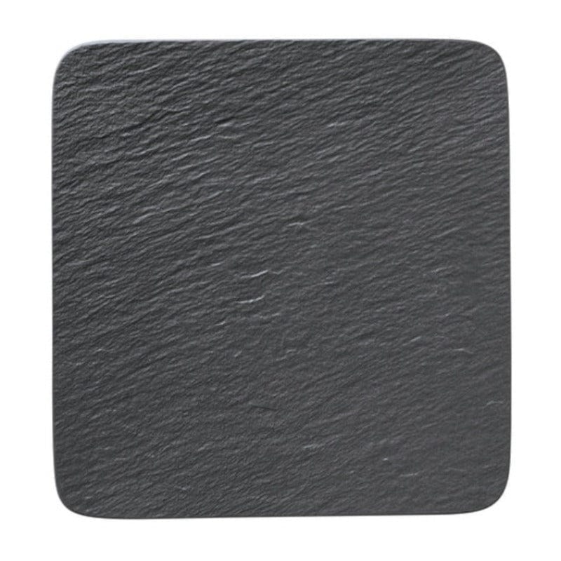 Manufacture Dinner Plate Manufacture Rock Black Square Serving Plate VB1042392680 (7180334825561)
