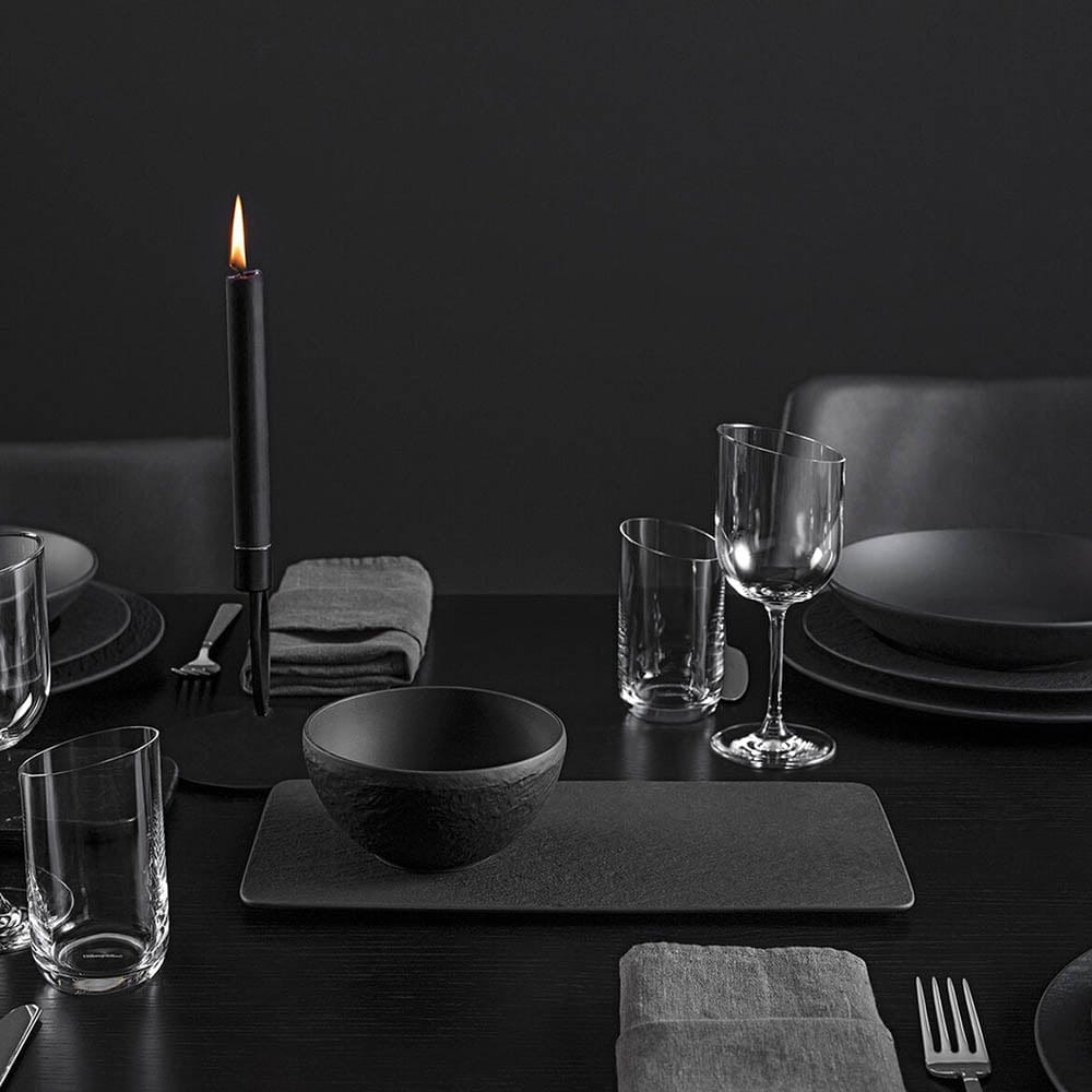 Manufacture TONG Manufacture Rock Black Rectangular Serving Plate VB1042392281 (6654568202329)