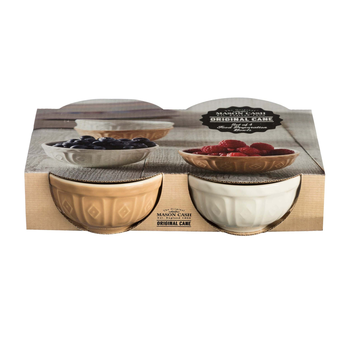 Mason Cash BOWL Mason Cash Cane Set of 4 Food Preparation Bowls MC2001126 (7204343873625)