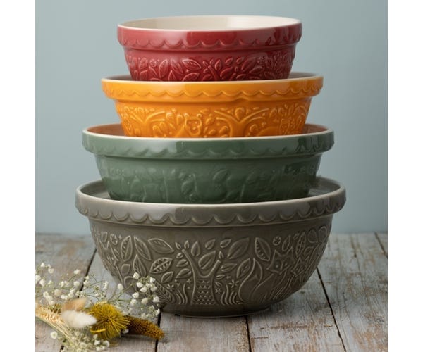 Mason Cash BOWL Mason Cash In The Forest Mixing Bowl Grey 29cm MC2002149 (7204402626649)
