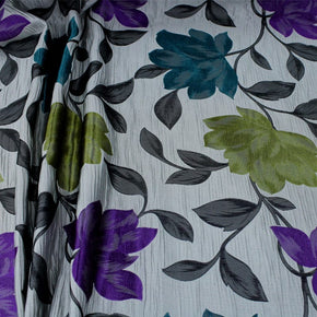 material Curtaining Material Curtain Material 140cm Nettex Purple flower (6575366864985)