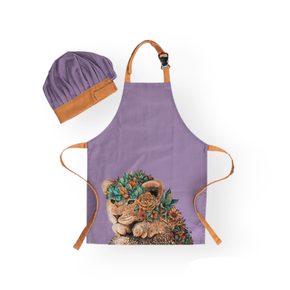 Maxwell & Williams Apron Maxwell & Williams Marini Ferlazzo Wild Planet Kids Apron & Hat Set Lion GX0596 (7276818956377)