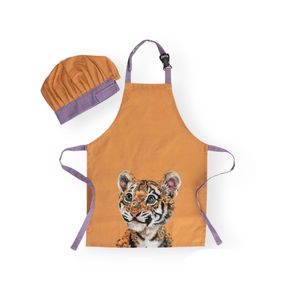 Maxwell & Williams Apron Maxwell & Williams Wild Planet Apron & Hat Set Tiger Kids GX0595 (7276815319129)