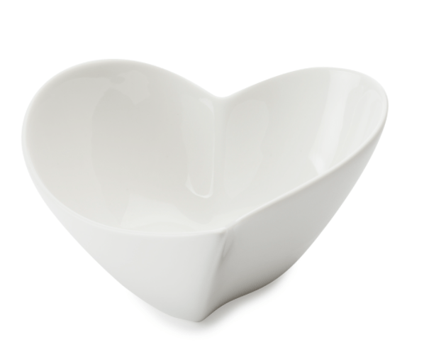 Maxwell & Williams BOWL Maxwell & Williams White Basics Heart Bowl 11cm (6762181525593)