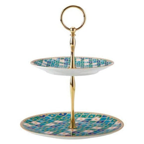 Maxwell & Williams Cake Stand Maxwell & Williams Kasbah Cake Stand 2 Tier Mint (6848112787545)