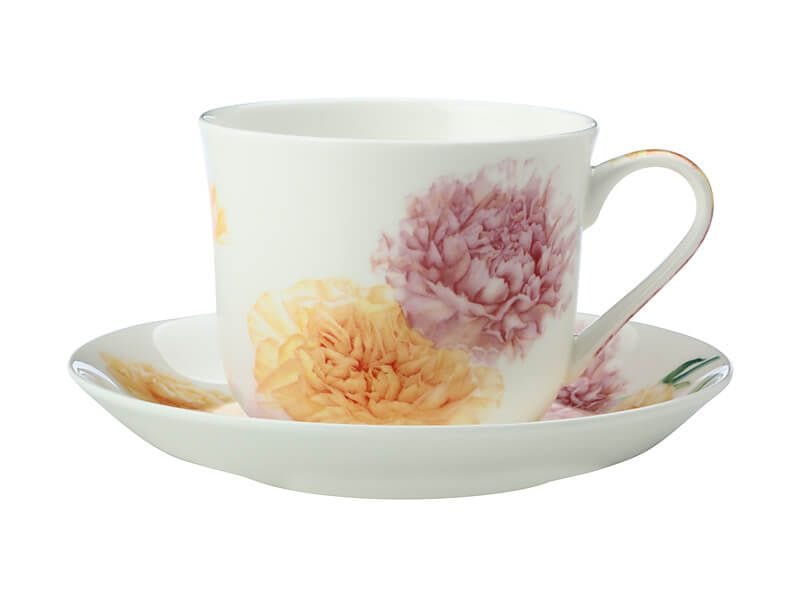 Maxwell & Williams Cup & Saucer Maxwell & Williams Katherine Castle Floriade Breakfast Cup & Saucer 480ML Carnations JY0034 (7052166758489)