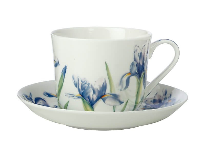 Maxwell & Williams Cup & Saucer Maxwell & Williams Katherine Castle Floriade Breakfast Cup & Saucer 480ML Irises JY0037 (7052173148249)