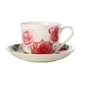 Maxwell & Williams Cup & Saucer Maxwell & Williams Katherine Castle Floriade Breakfast Cup & Saucer 480ML Roses JY0032 (7052160106585)