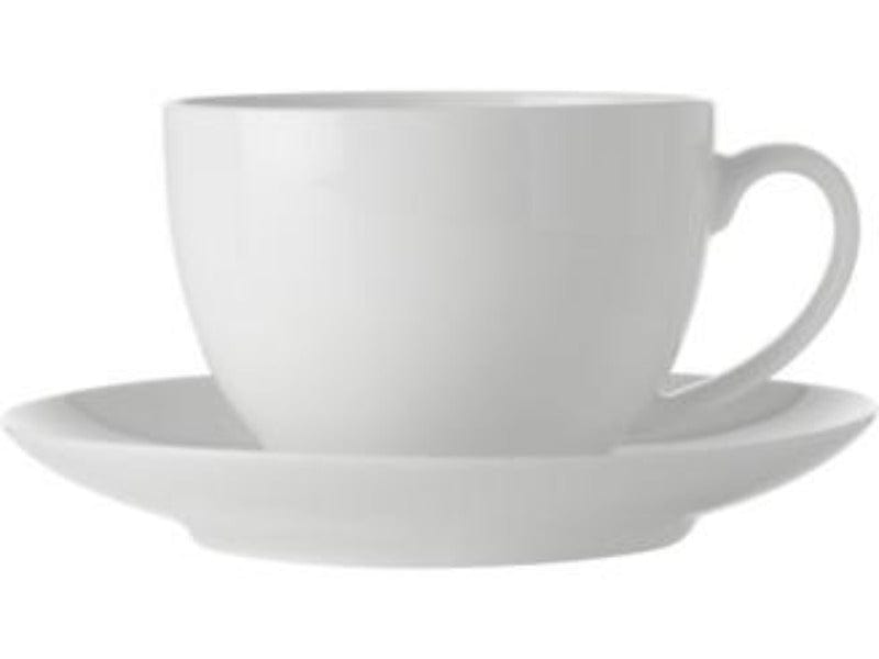 Maxwell & Williams Cup & Saucer Maxwell & Williams White Basics Cup & Saucer 280ML (6748366110809)