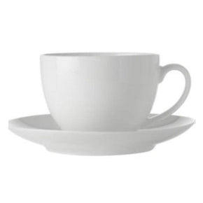 Maxwell & Williams Cup & Saucer Maxwell & Williams White Basics Cup & Saucer 280ML (6748366110809)