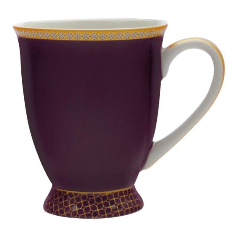 Maxwell & Williams Cups & Saucers Aubergine Maxwell & Williams Kasbah Footed Mug, 300ml (6853686034521)
