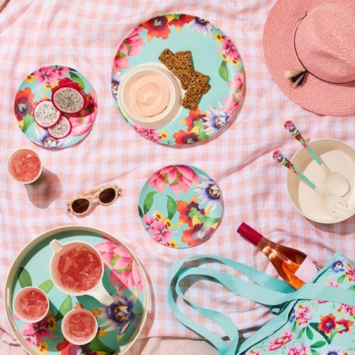 Maxwell & Williams Cups & Saucers Maxwell & Williams Balinese Garden Bamboo Dinner Plates, Set Of 4 (7105867546713)