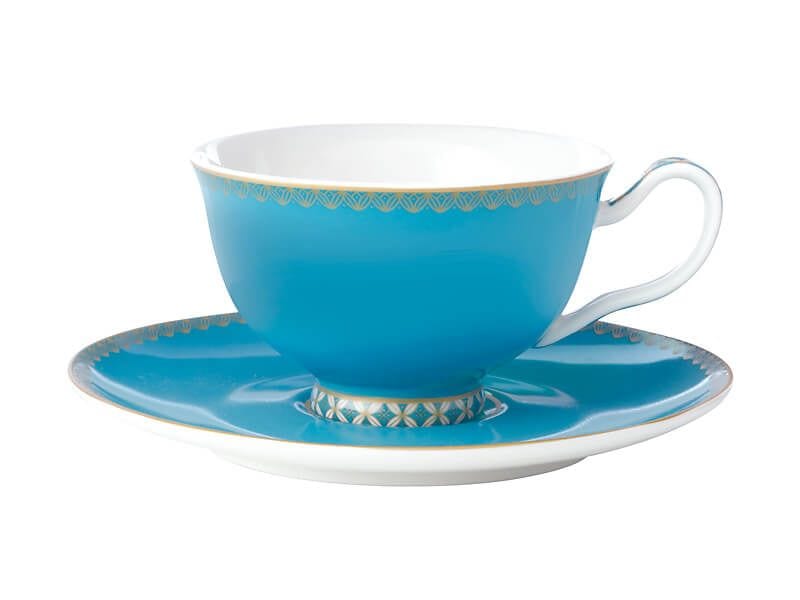 Maxwell & Williams Cups & Saucers Maxwell & Williams Teas & C's Classic Footed Cup & Saucer 200ml Aqua HV0178 (7103135088729)