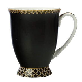 Maxwell & Williams Cups & Saucers Maxwell & Williams Teas & C's Classic Footed Mug 300ML Black HV0270 (7105255112793)