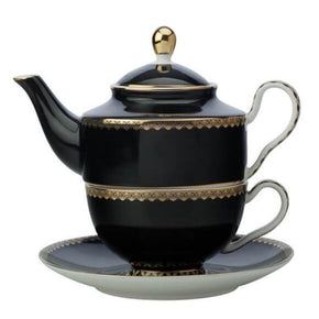 Maxwell & Williams Cups & Saucers Maxwell & Williams Teas & C's Classic Tea for One with Infuser 380ml Black HV0271 (7105259241561)