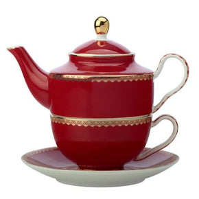 Maxwell & Williams Cups & Saucers Maxwell & Williams Teas & C's Classic Tea for One with Infuser 380ml Cherry Red HV0274 (7105265598553)