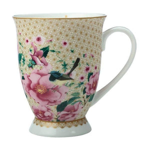 Maxwell & Williams Cups & Saucers Maxwell & Williams Teas & C's Silk Road Footed Mug 300ml White (7105821278297)