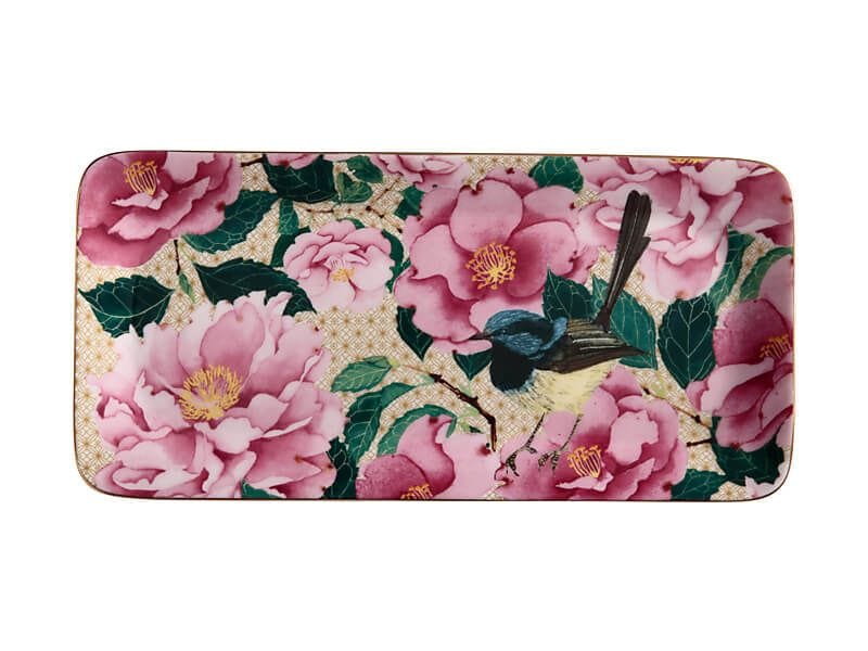 Maxwell & Williams Cups & Saucers Maxwell & Williams Teas & C's Silk Road Rectangle Platter 25x12cm White (7105839005785)