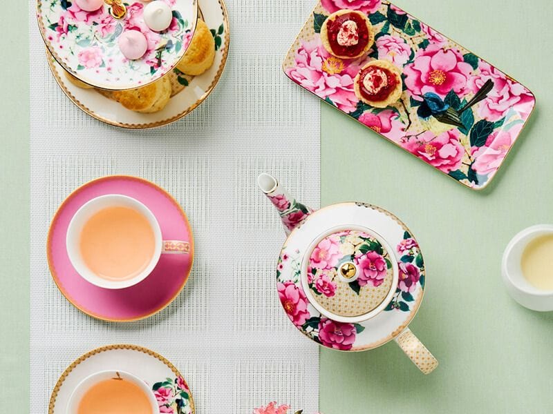 Maxwell & Williams Cups & Saucers Maxwell & Williams Teas & C's Silk Road Rectangle Platter 25x12cm White (7105839005785)
