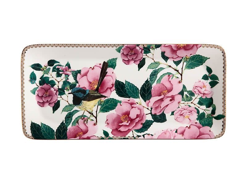 Maxwell & Williams Cups & Saucers Maxwell & Williams Teas & C's Silk Road Rectangle Platter 33x15.5cm White (7105842511961)