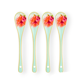 Maxwell & Williams CUTLERY Maxwell & Williams Dahlia Daze Teaspoon Set of 4 Sky HV0350 (7269042126937)