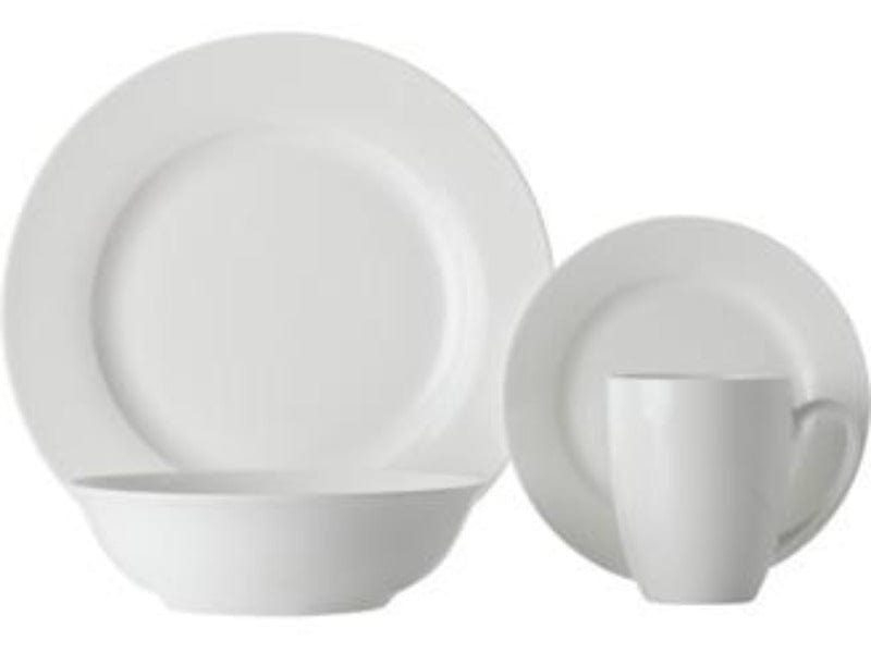 Maxwell & Williams Dinner set Maxwell & Williams White Basics Soho Rim Dinner Set Of 16 (6842312032345)