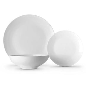 Maxwell & Williams Dinner Set Maxwell & Williams White Basics Tribeca Coupe Dinner Set Of 12 (6842389069913)
