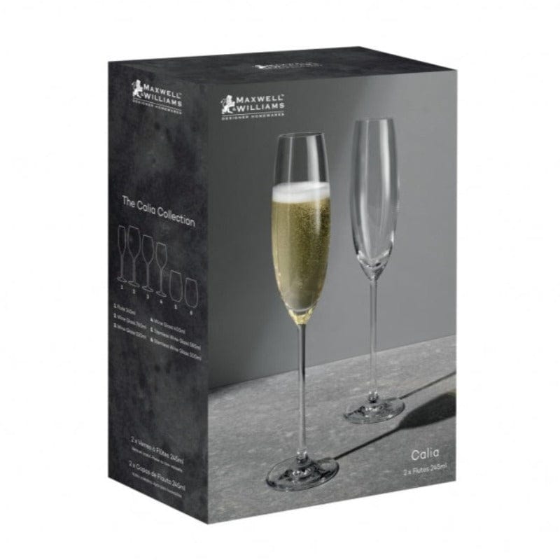 Maxwell & Williams Glasses Maxwell & Williams Calia Flute 340ml HN0079 (7256681021529)