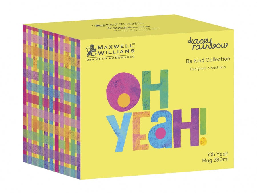 Maxwell & Williams MUG Maxwell & Williams Be Kind Mug Oh Yeah 380ml DX1077 (7158863364185)