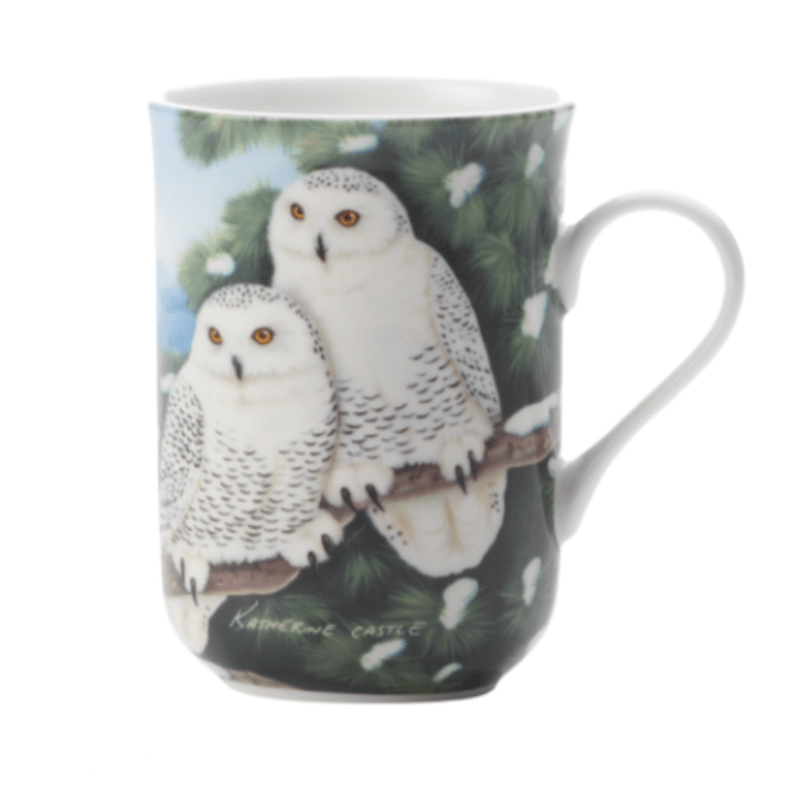 Maxwell & Williams MUG Maxwell & Williams Birds of the World Katherine Castle Mug 300ML Snowy Owls (6859172544601)