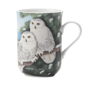 Maxwell & Williams MUG Maxwell & Williams Birds of the World Katherine Castle Mug 300ML Snowy Owls (6859172544601)