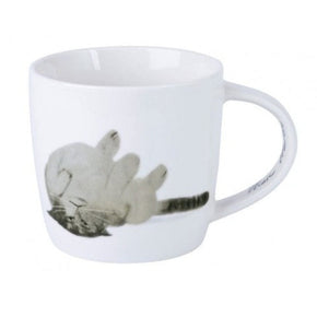 Maxwell & Williams MUG Maxwell & Williams Feline Friends Mug Upside Down Cat 400ml DX1225 (7148365611097)