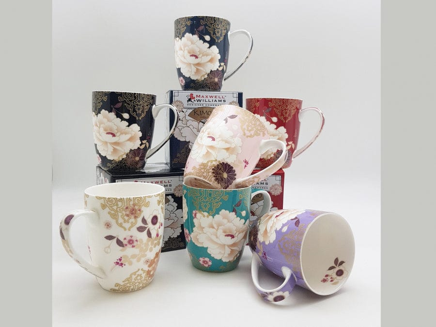 Maxwell & Williams MUG Maxwell & Williams Kimono Mug White 400ml PK0107 (7147496112217)